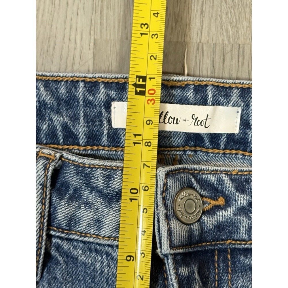 Willow & Root The Flared Out Jeans Women Size 27 High Rise Light Wash Flare - Picture 8 of 13